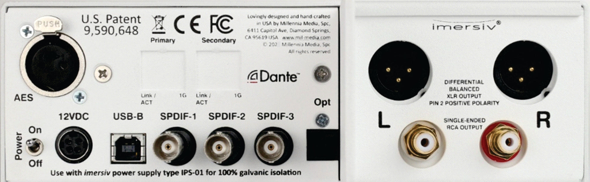 Imersiv D-1 DAC MultiPath with HDR-A